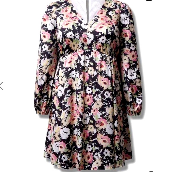 2X HP ๐๐NWT Torrid babydoll dress with pockets, size 1X - Picture 2 of 8